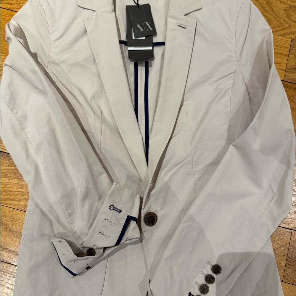 Armani Exchange Beige Blazer
